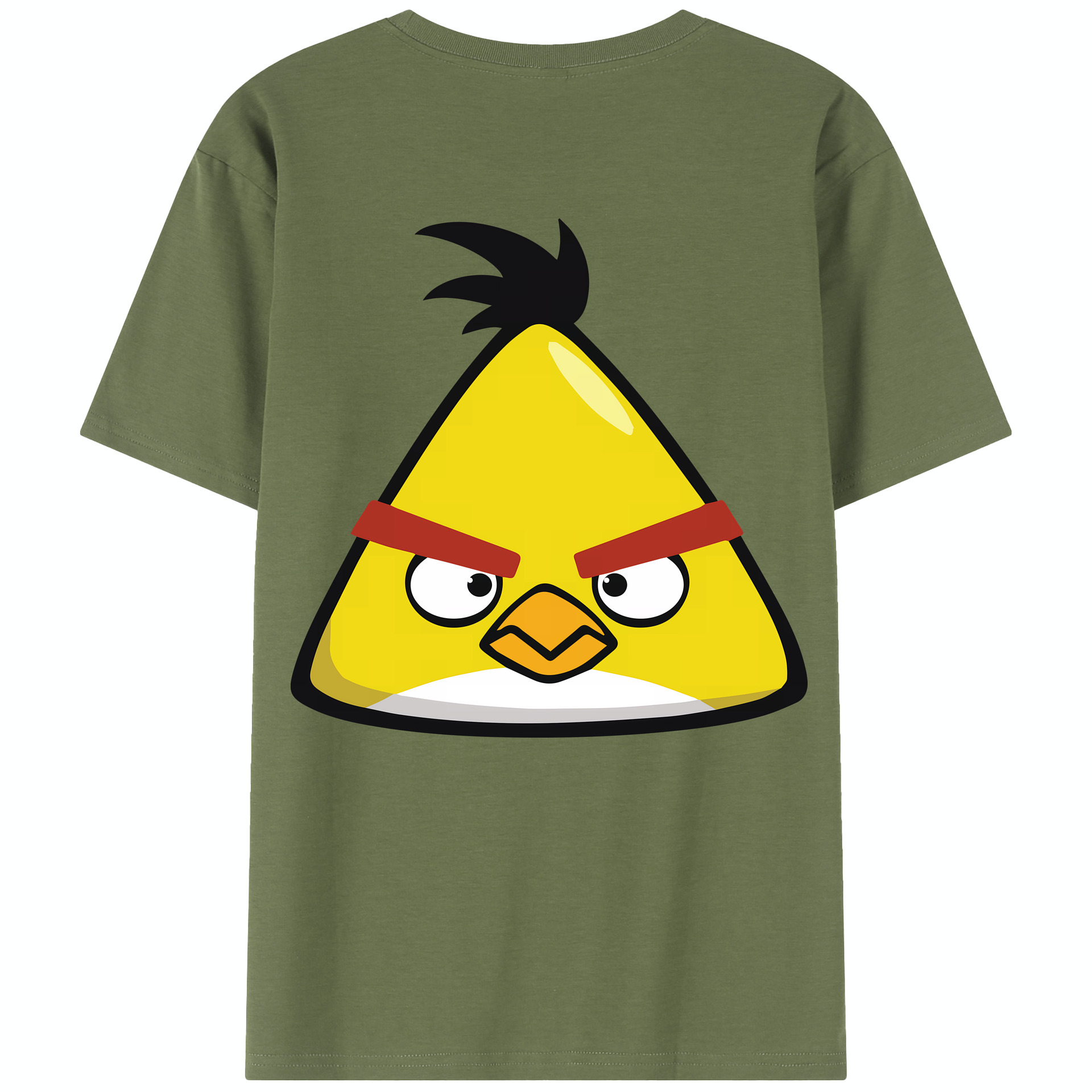 （画像用） Angry Birds アングリーバード 綿100％半袖Tシャツ（背面プリント）